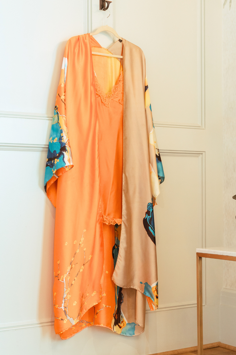 Sunset Bloom Kimono Dress - Heiress Gems