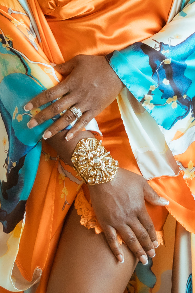 Alexa Cuff Bracelet - Heiress Gems