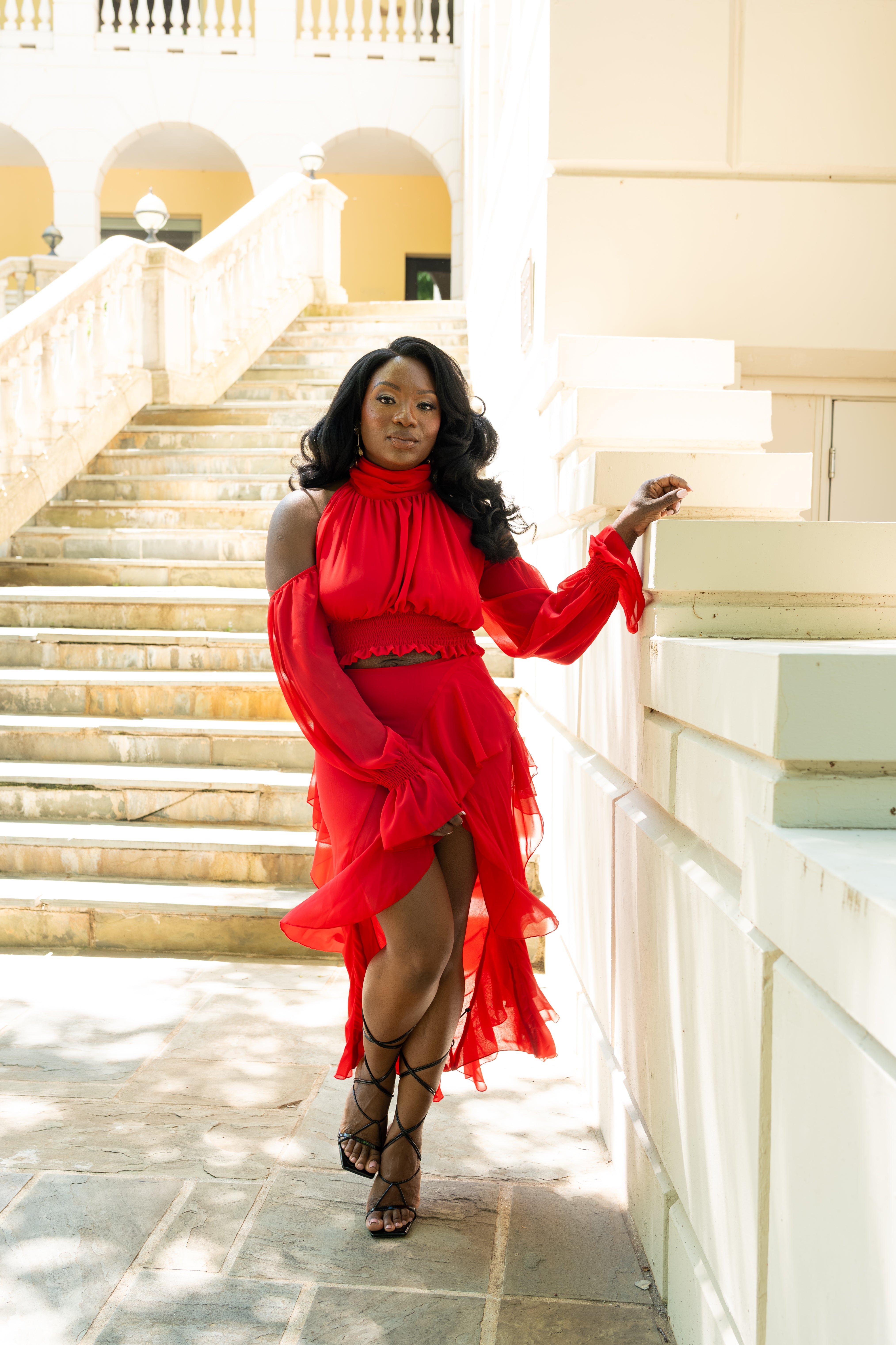 The Rodeo Drive Set in Scarlet