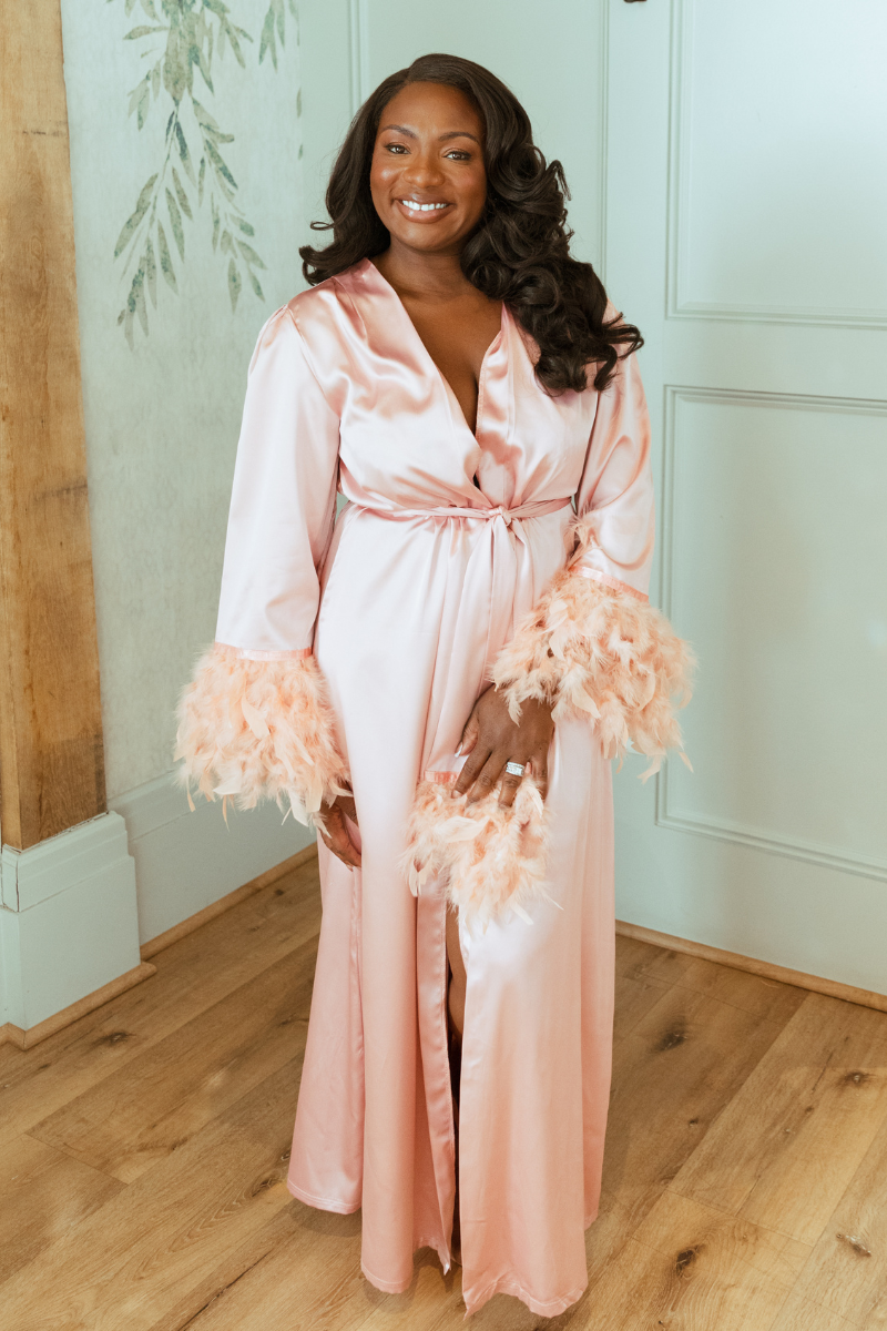 Rosy Embrace Sleep Robe - Heiress Gems