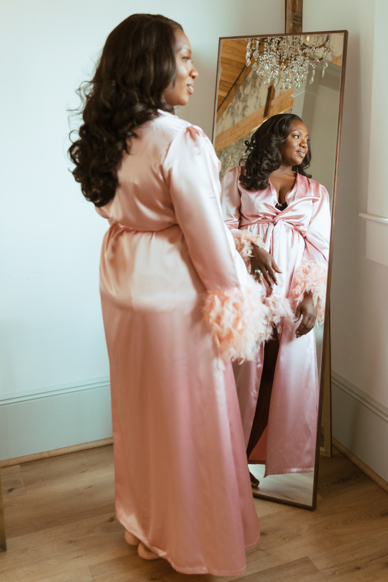 Rosy Embrace Sleep Robe