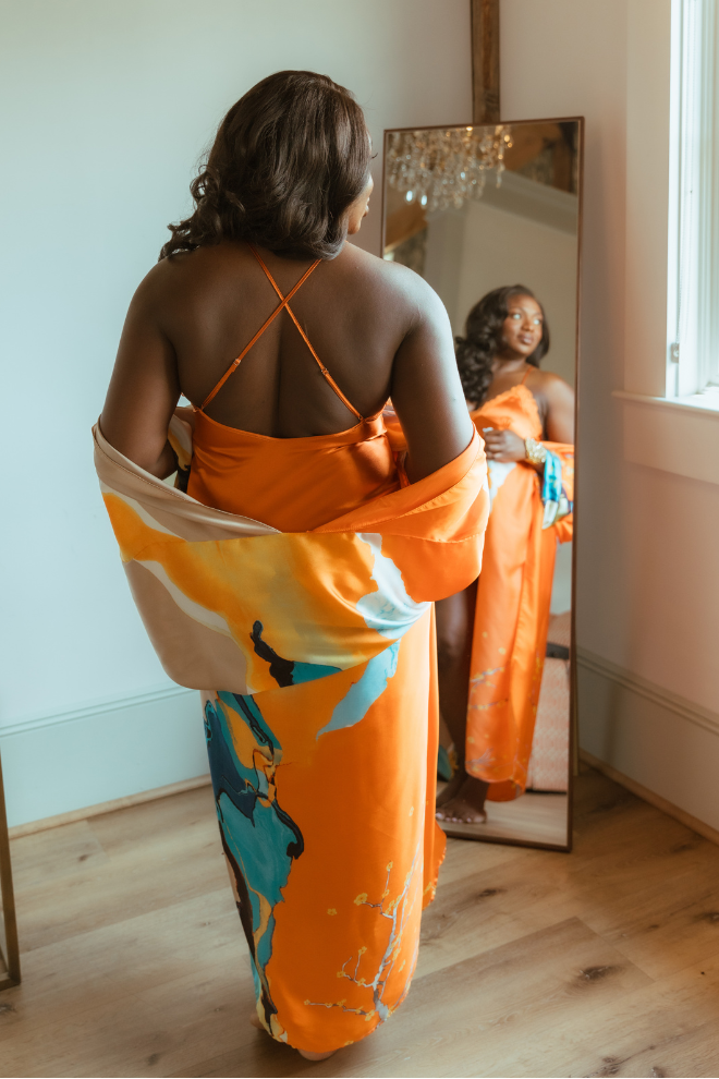 Sunset Bloom Kimono Dress - Heiress Gems