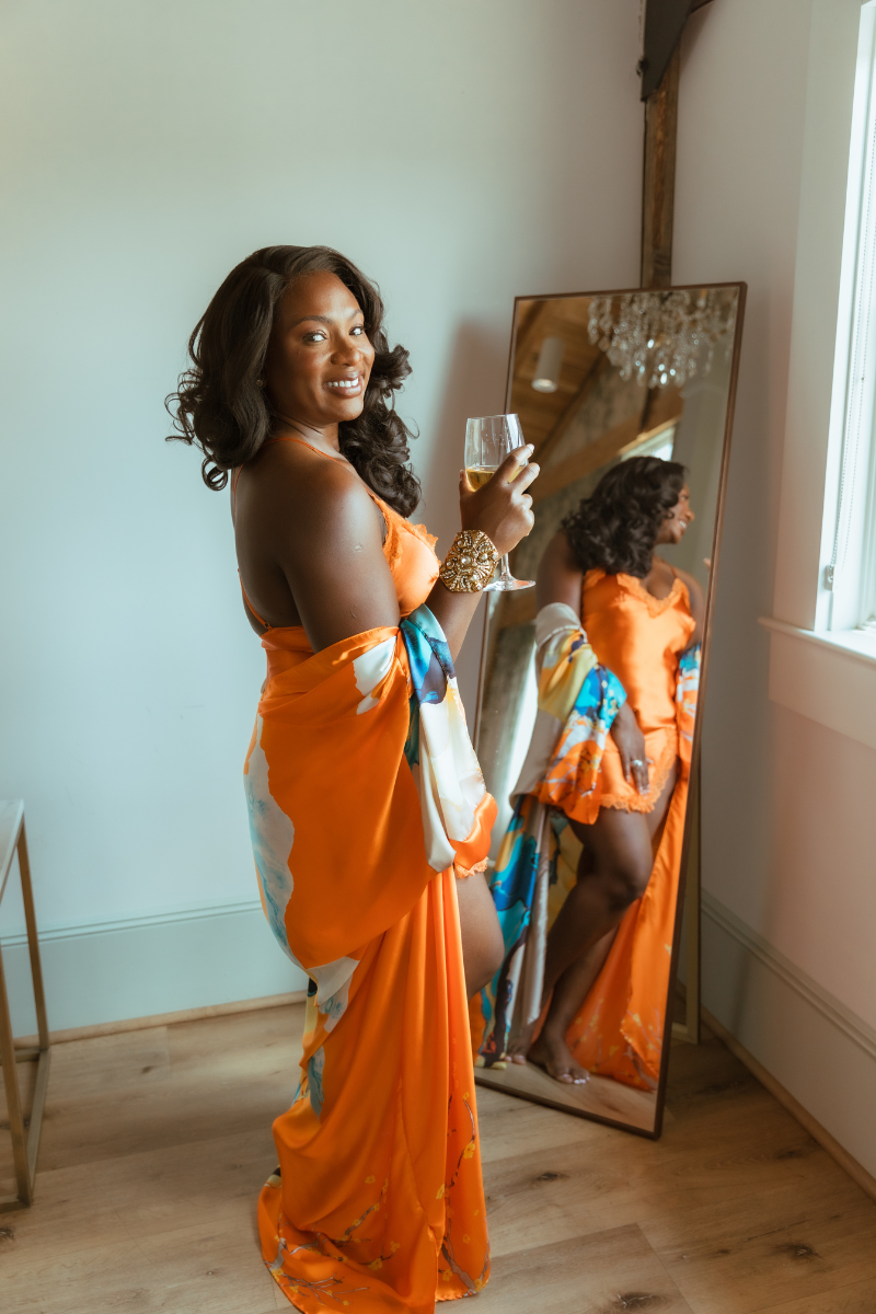 Sunset Bloom Kimono Dress - Heiress Gems