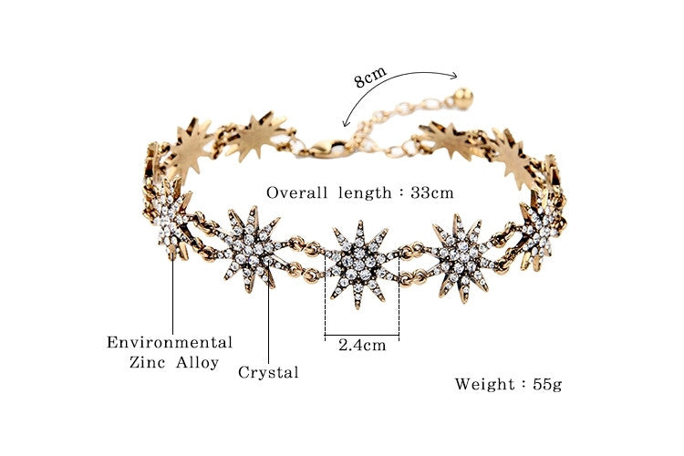 Star Bright Choker Necklace - Heiress Gems