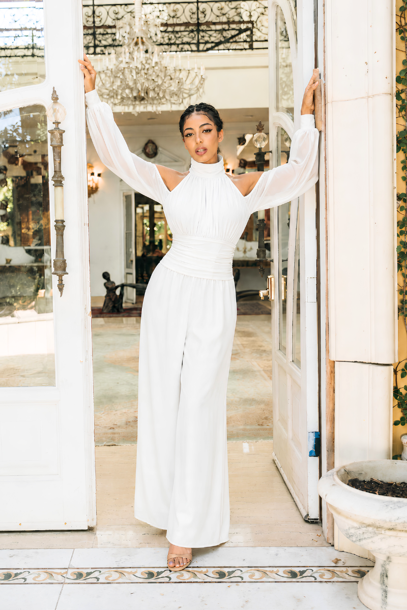 Heiress En Blanc Jumpsuit
