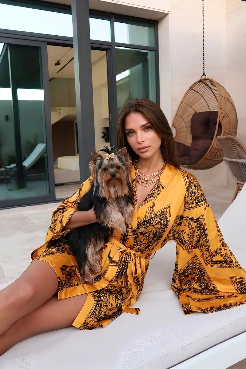 Zora Silk Robe