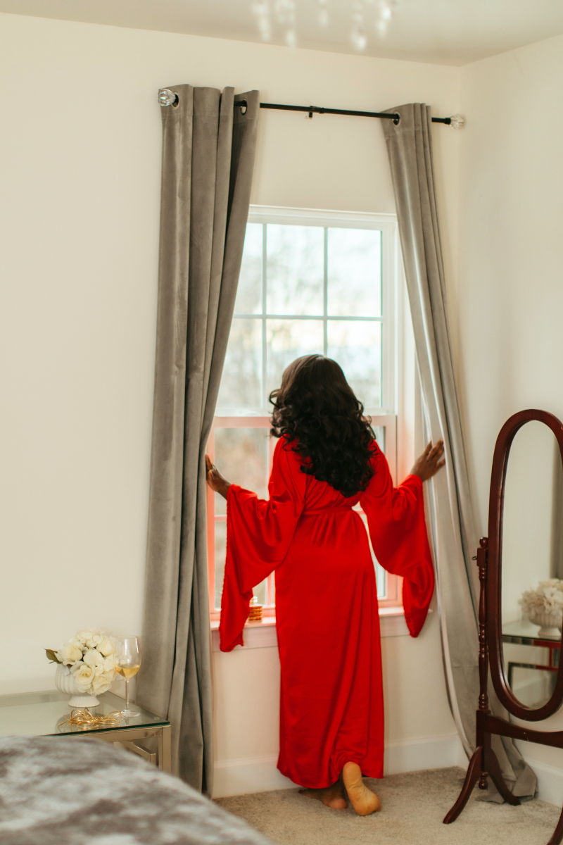 Scarlet Heirloom Robe