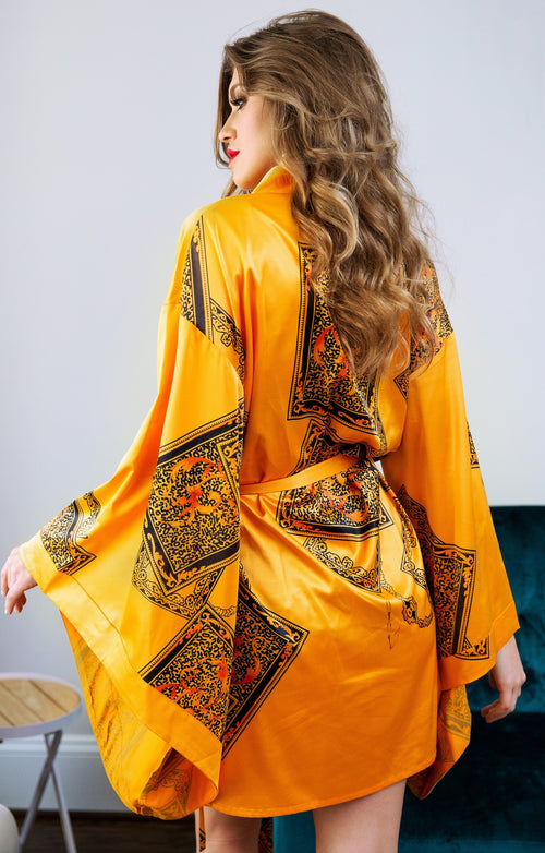 Zora Silk Robe - Heiress Gems