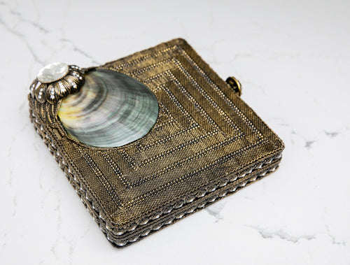 Mother Of Pearl Clutch - Heiress Gems