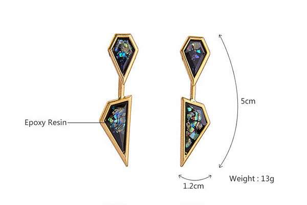 Aztec Glam Earrings - Heiress Gems