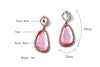 Rose Dangle Earrings - Heiress Gems