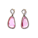 Rose Dangle Earrings - Heiress Gems
